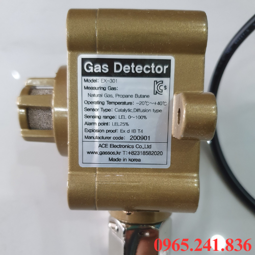 Cách vận hành đầu dò khí gas chống nổ TOP gas