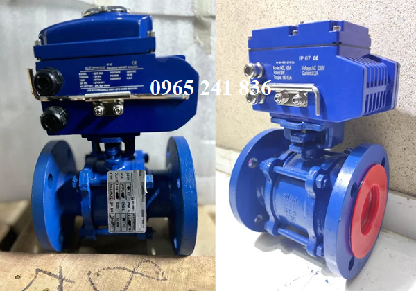 van bi điện thép xanh 10k Korea