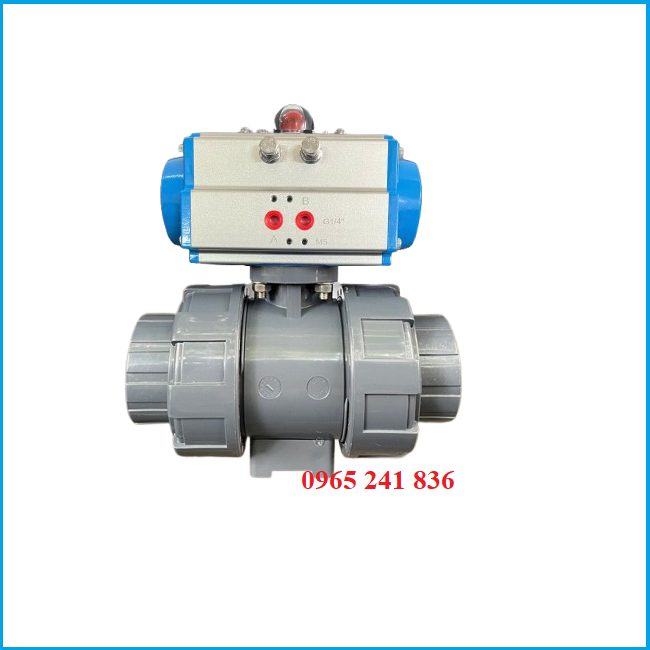 van bi nhựa điều khiển khí nén Hàn Quốc