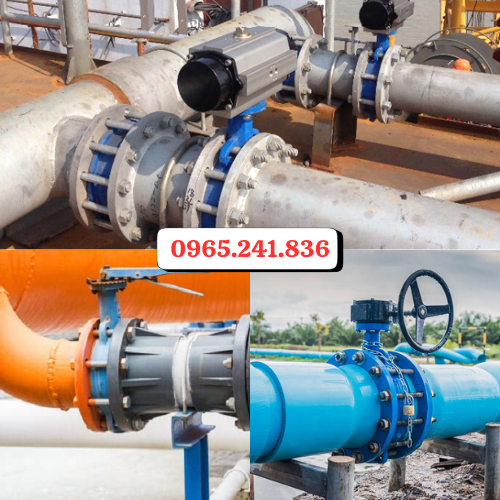 Ứng dụng van bướm mặt b&iacute;ch Ch&acirc;u &Acirc;u trong thực tế