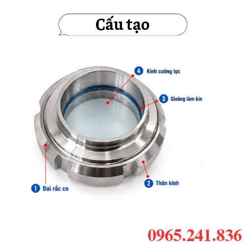 Cấu tạo kính quan sát rắc co hàn vi sinh