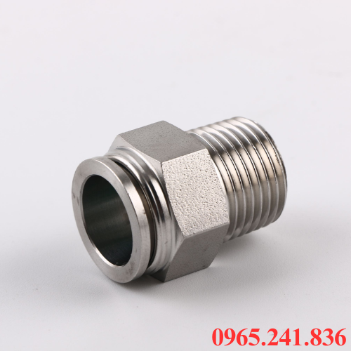 Đặc điểm đầu nối nhanh kh&iacute; n&eacute;n ren ngo&agrave;i inox