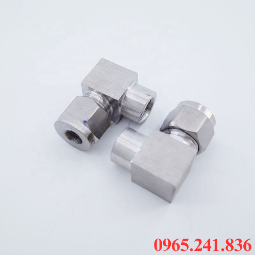 Ứng dụng đầu nối inox 90 độ c&oacute; 1 đầu siết hạt bắp 1 đầu ren