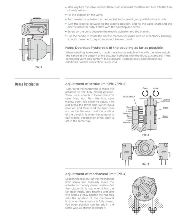catalogue van bi đóng mở bằng điện