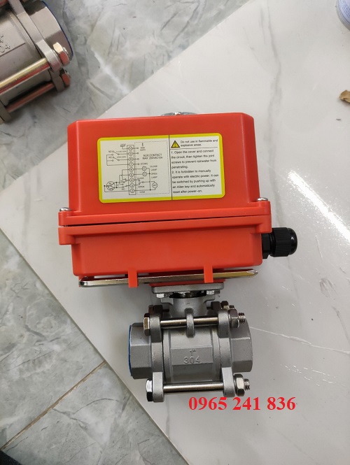Van bi đóng mở bằng điện 24V, 220V