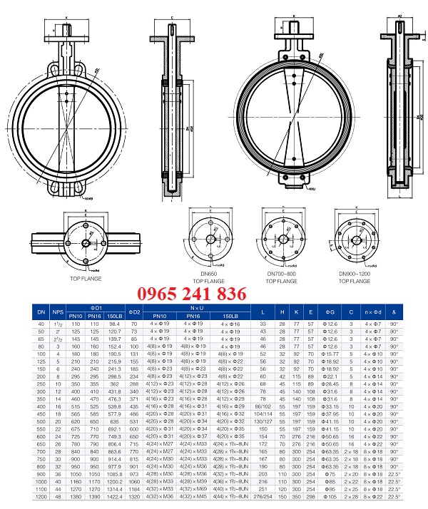 catalogue van bướm có tán