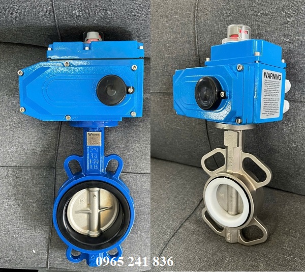 Van bướm điều khiển điện 24VDC Hàn Quốc