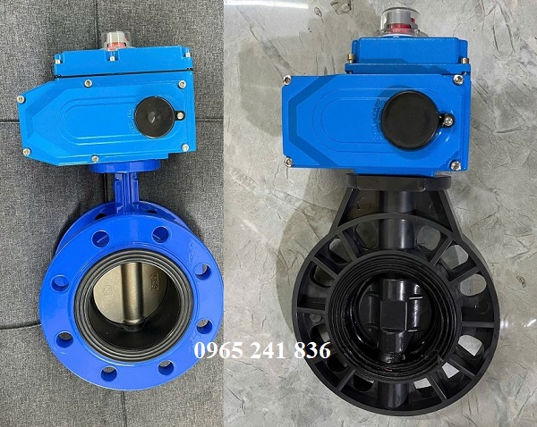 Van bướm điều khiển điện DC 24V Hàn Quốc