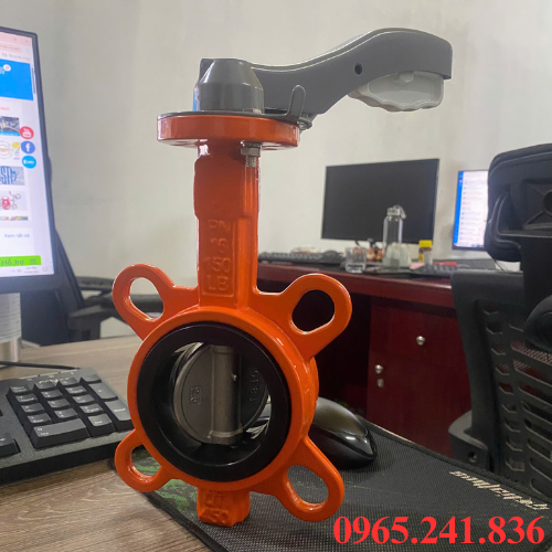  Giới thiệu về van bướm gang tay gạt Ch&acirc;u &Acirc;u