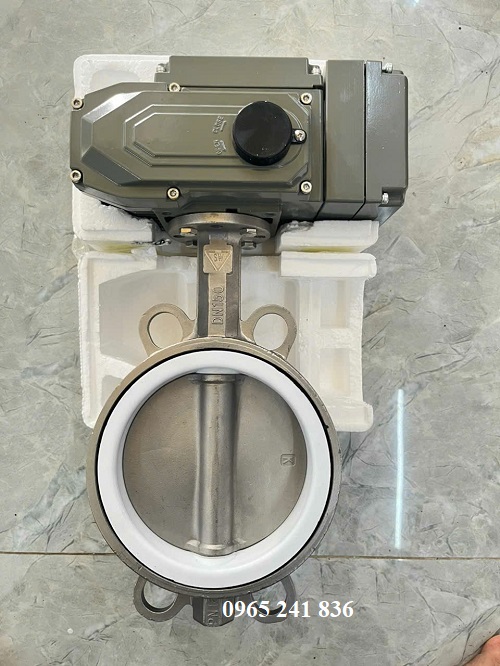 van bướm tai bích điều khiển điện tuyến tính