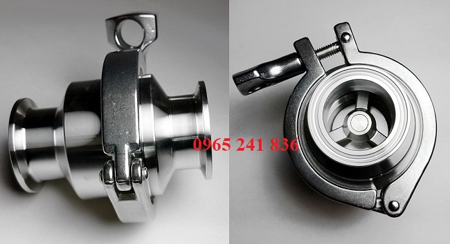 Hình ảnh van một chiều vi sinh inox clamp