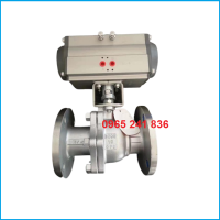 Van bi lắp bích điều khiển khí nén Yaccor