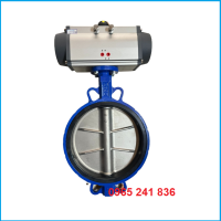 Van bướm gang điều khiển khí nén Yaccor