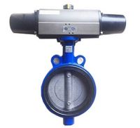 Van bướm điều khiển khí nén tác động đơn