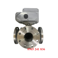 Van bi 3 ngã mặt bích điều khiển điện