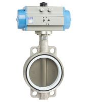 Van bướm inox điều khiển khí nén