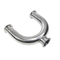 Chữ U 3 đầu inox clamp