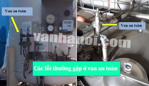 Các lỗi thường gặp ở van an toàn