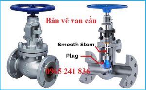 Bản vẽ của van cầu