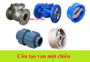 Cấu tạo van một chiều